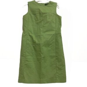 Lauren Ralph Lauren Green Sheath Dress Knee-Length Sleeveless Casual/ 6